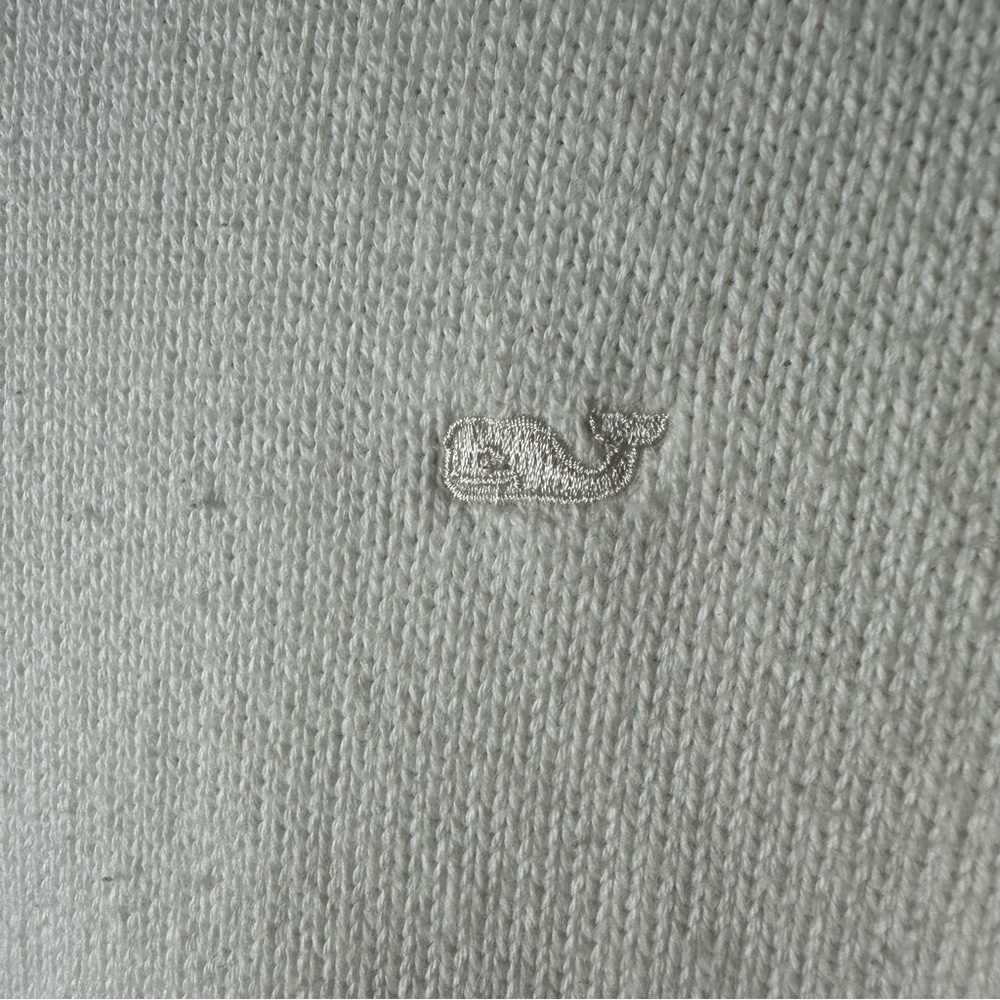 Vineyard Vines Long Sleeve White Turtleneck Sweater - Picture 6 of 7